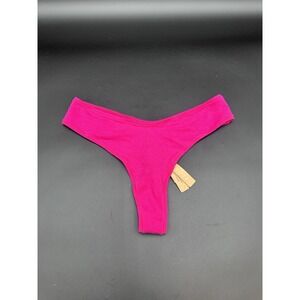 SKIMS Cotton Jersey Dipped Thong Pink NWT in Size 2X
